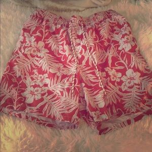 Men’s Goodfellow & Co peach swim trunks - M